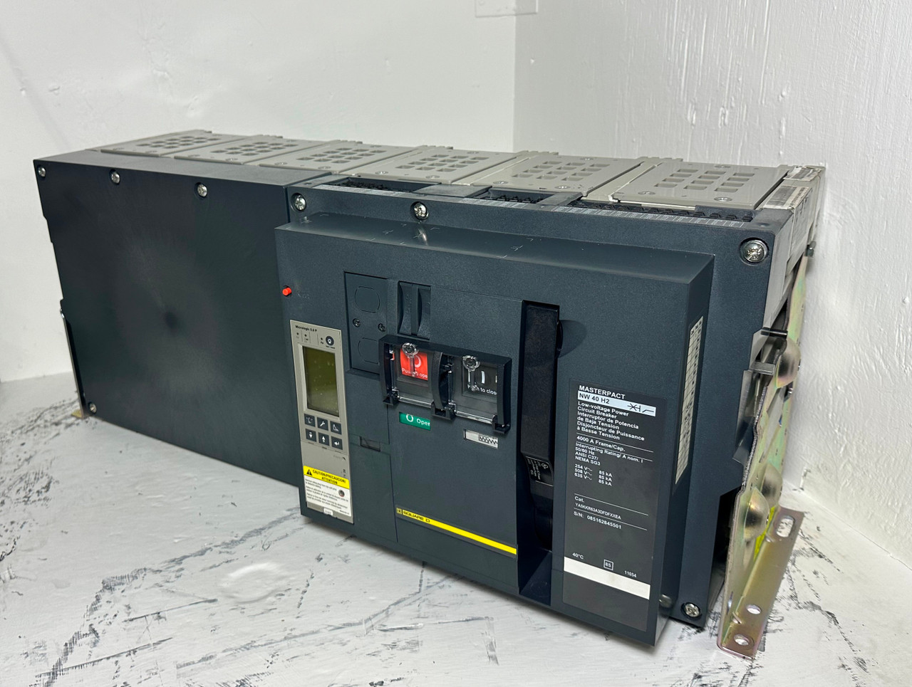 Square D NW40H2 4000A MasterPact EO Breaker LSI 2x Shunt 5.0